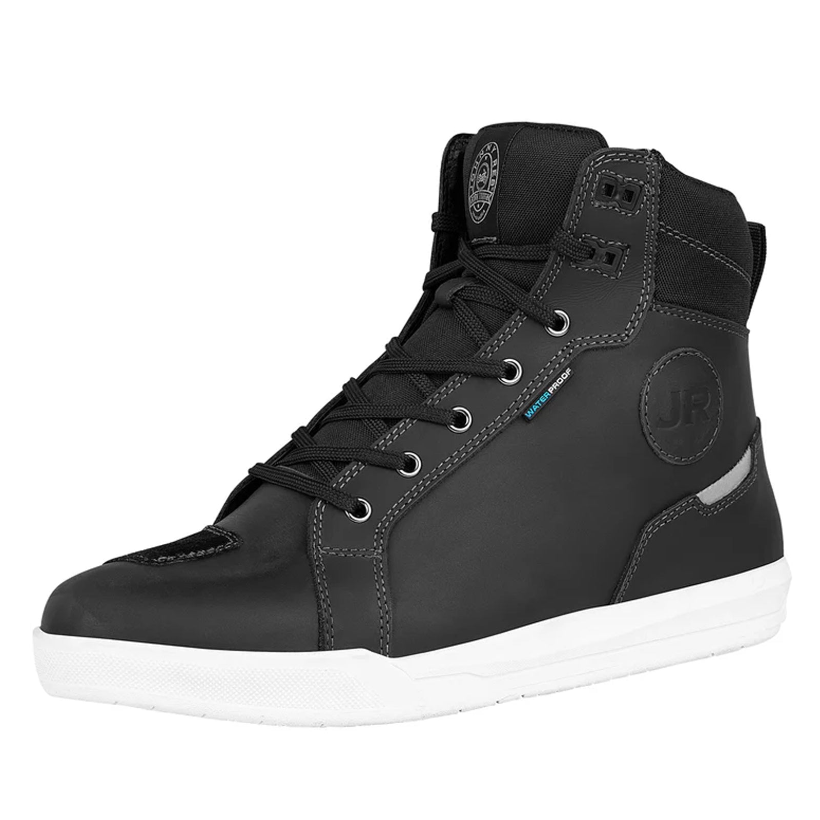 Johnny Reb Kirra Waterproof Motorcycle Boots Black/White