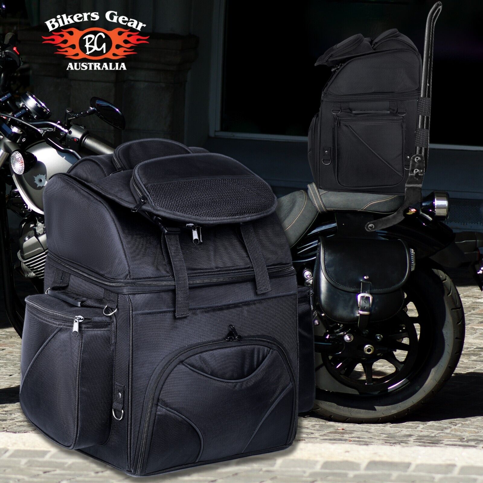 Harley davidson sissy bar clearance backpack