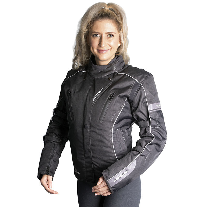 MotoDry ladies Motorcycle Jacket Siena White