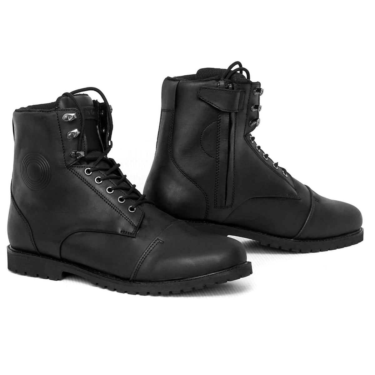 Bikers Gear Australia Dexter All Leather WP Urban Motorcycle Boots Black
