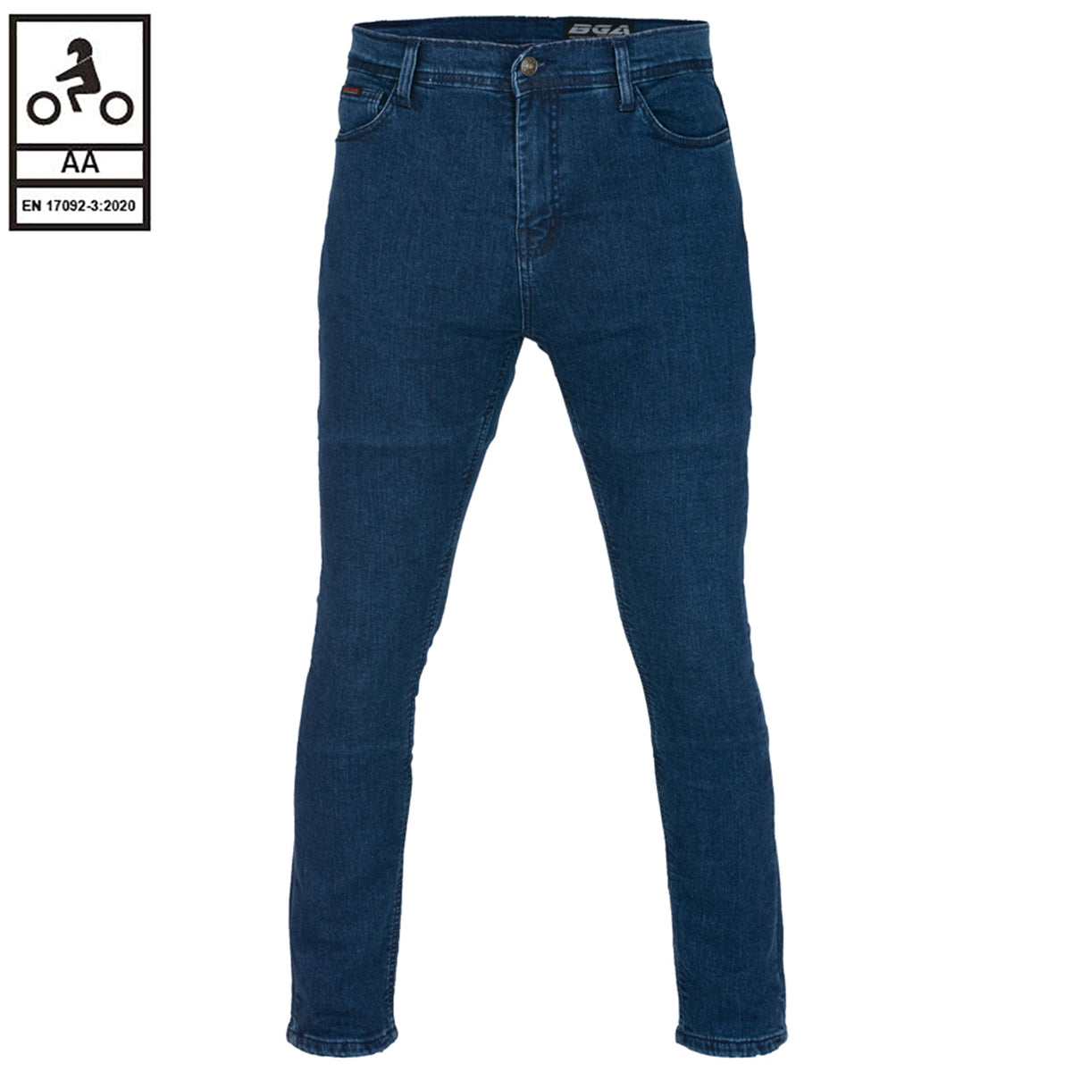 Bikers Gear Australia Classic Lady Motorcycle Protective Lined With Kevlar Jeans Blue