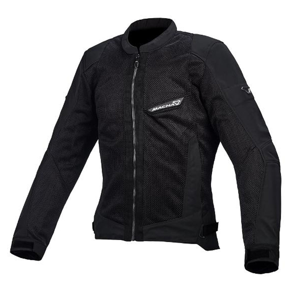 MACNA Ladies Motorcycle Jacket Polyester Ripstop Velocity Black