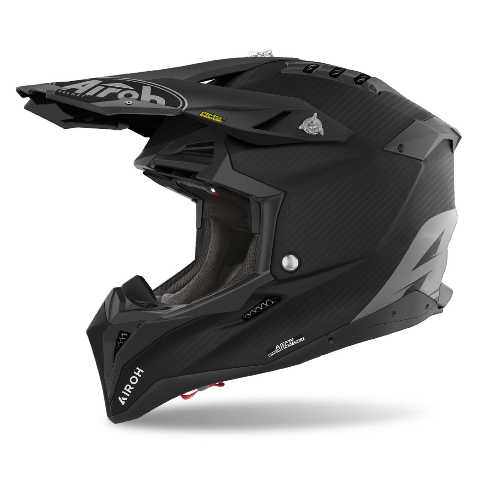 Airoh Off Road Motorbike Helmet Aviator 3 Full Carbon Matt