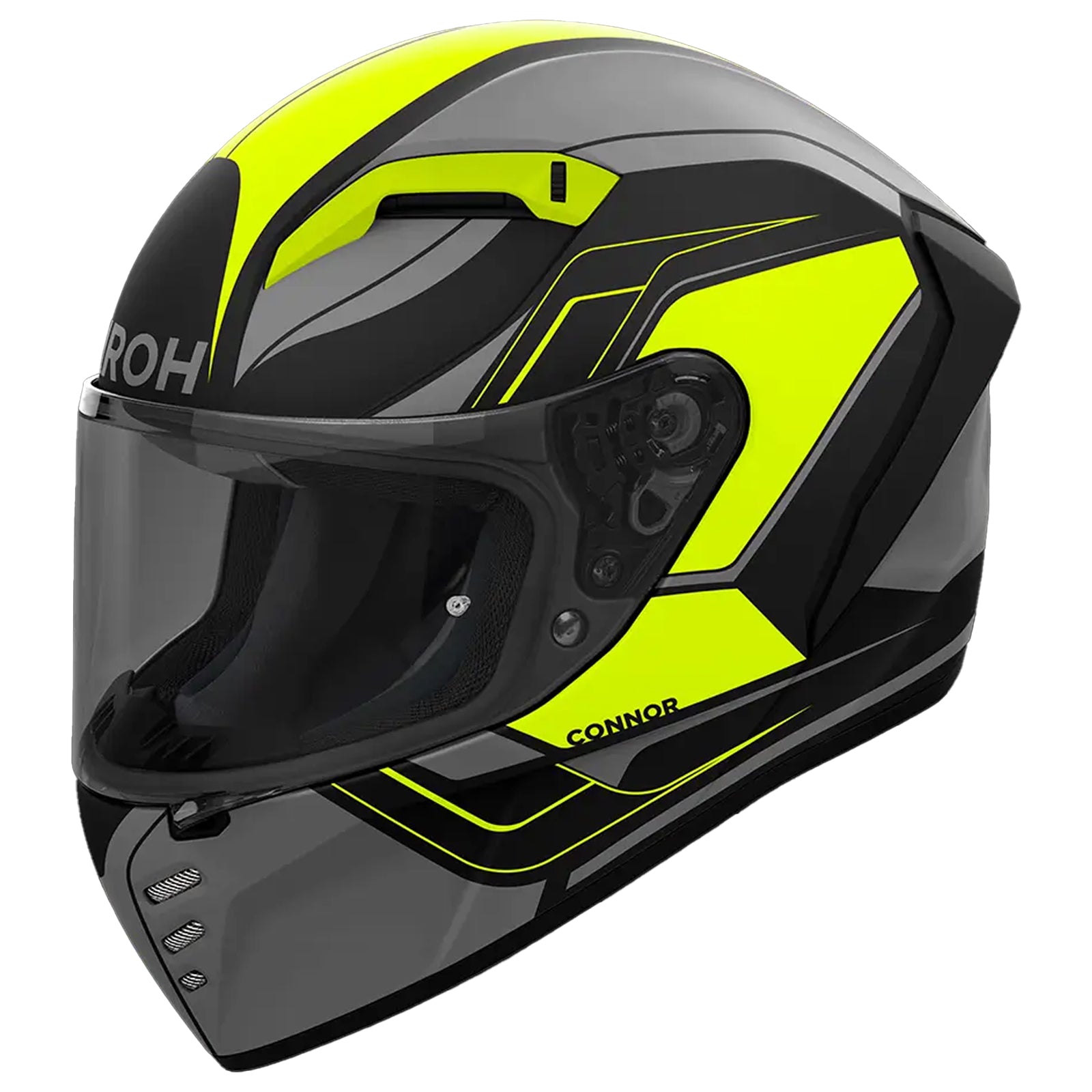 Airoh Road Motorcycle Helmet Connor Dunk Yellow Matt