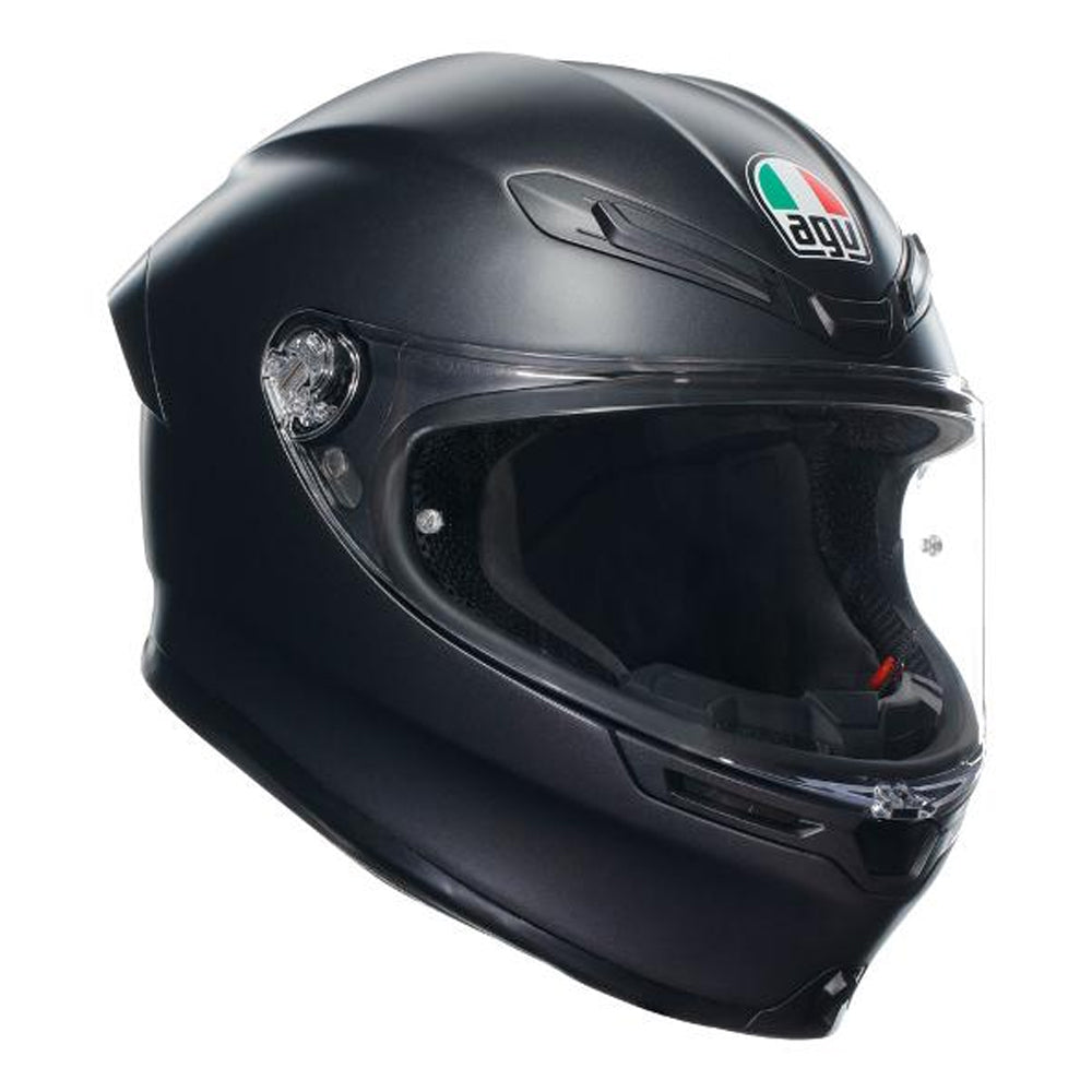 AGV Mens Motorcycle Safe Road Helmet K6 S Matt Black