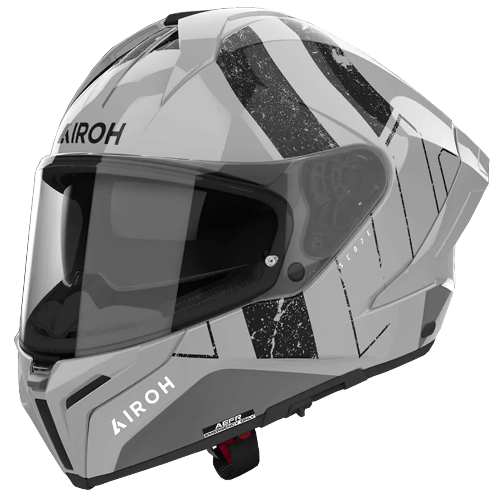 Airoh Road Motorcycle Helmet Matryx Scope Light Grey