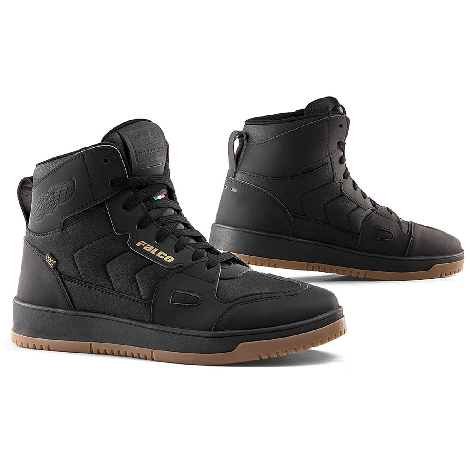 Falco Harlem Urban Sneaker Motorcycle Boots Black