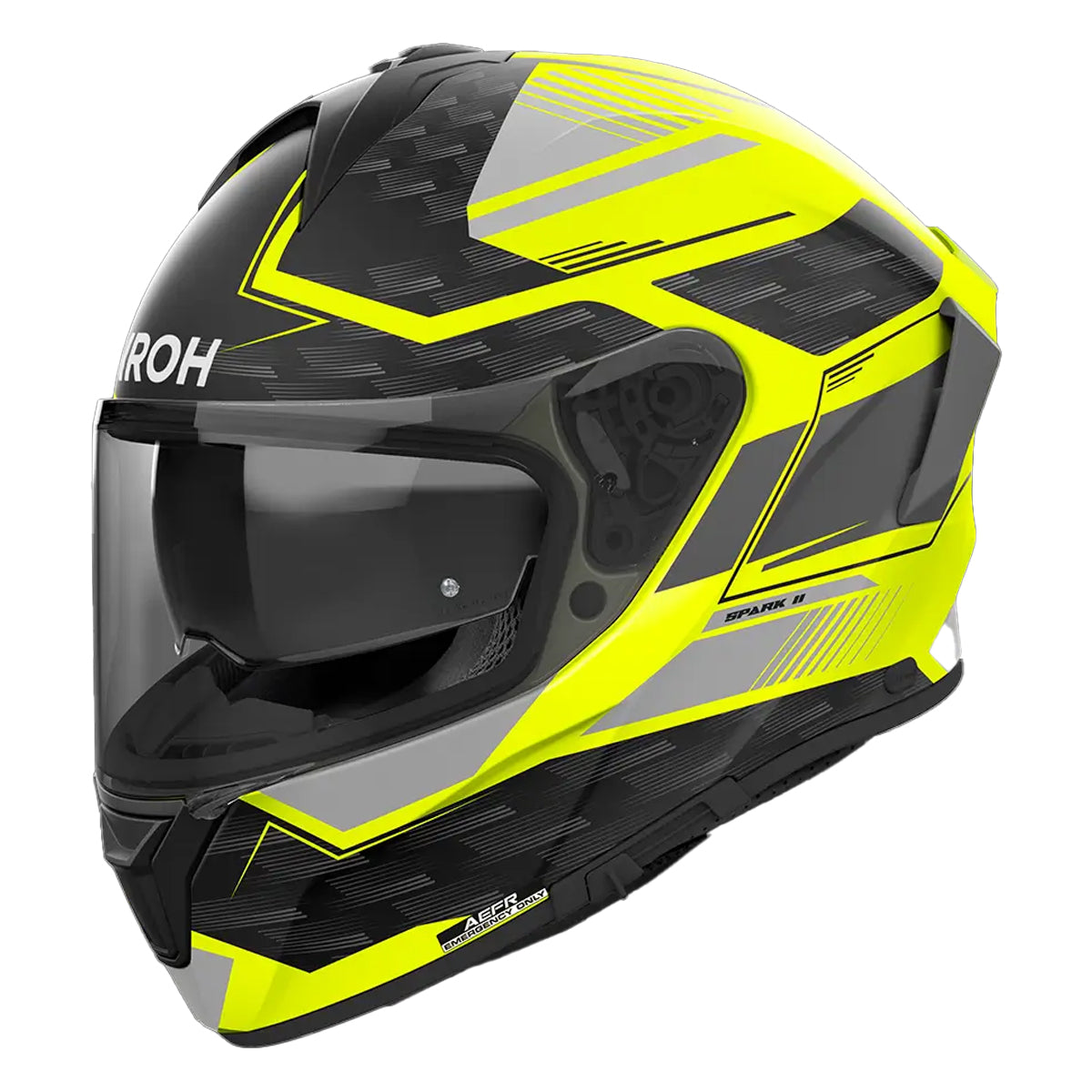 Airoh Road Motorcycle Helmet Spark 2 Zenith Yellow Matt