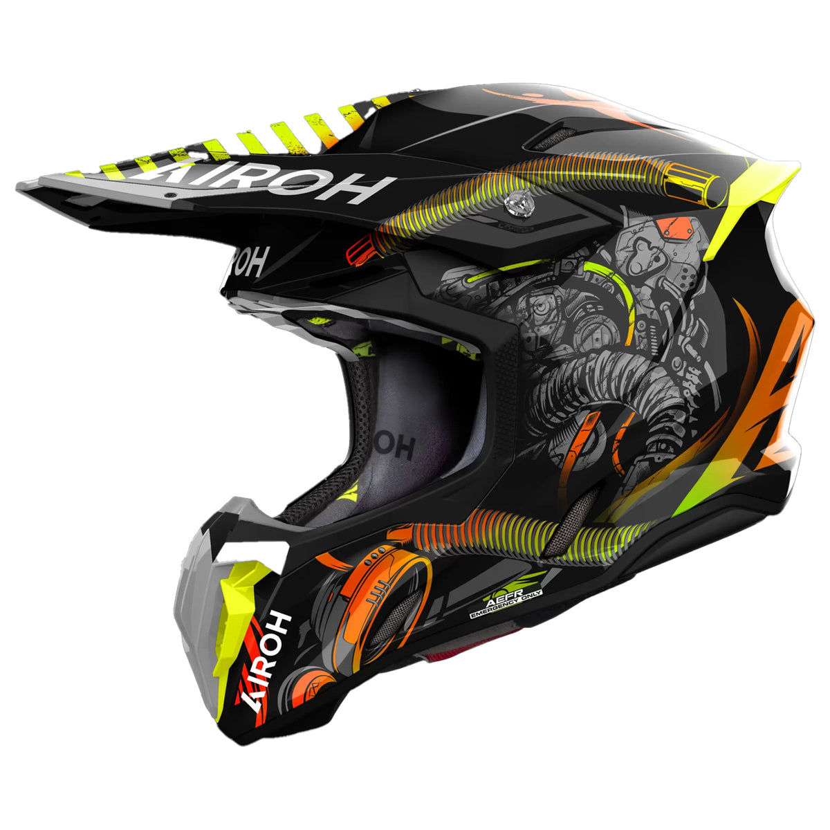 Airoh Off Road Motorcycle Helmet Twist 3.0 Toxic Gloss