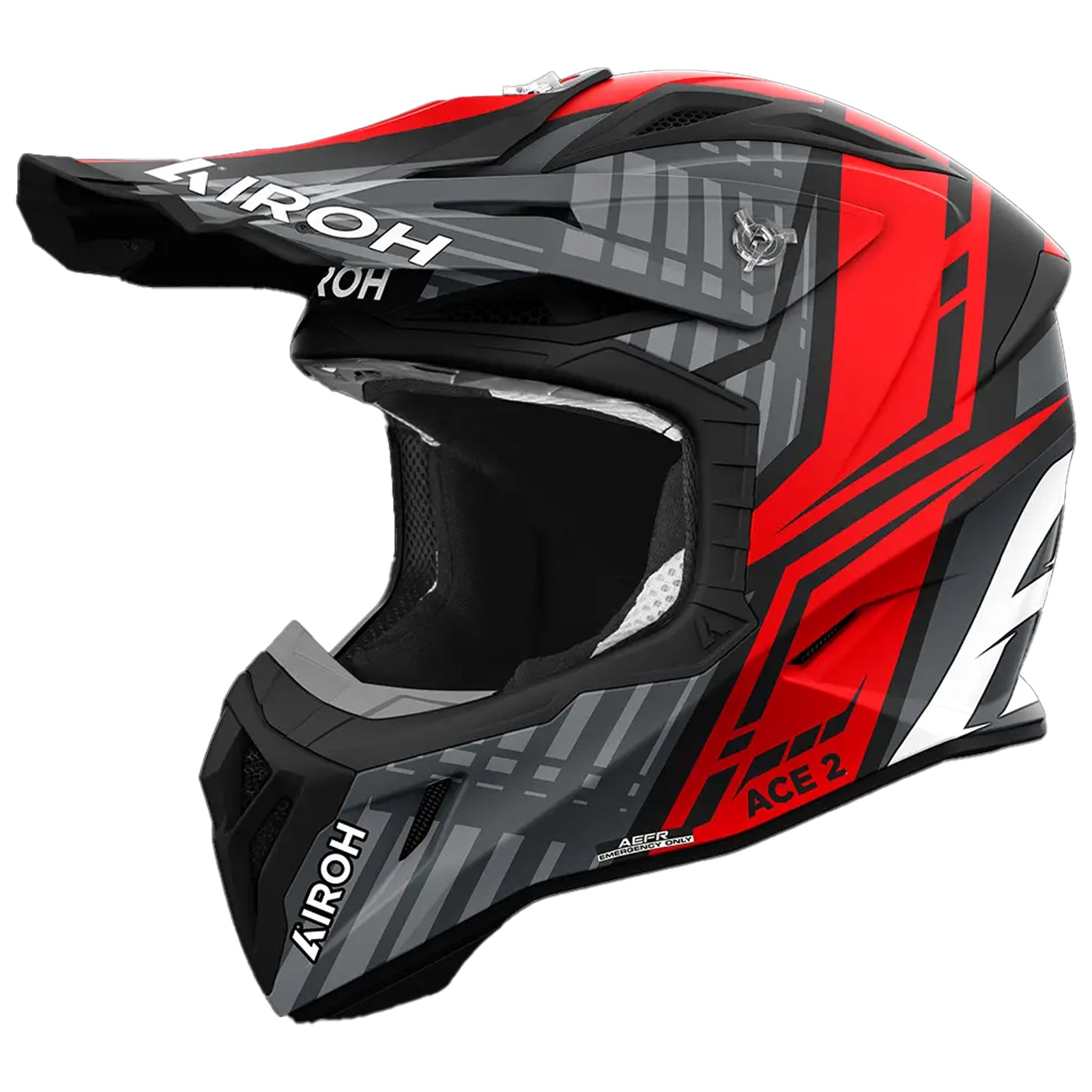 Airoh Off Road Motorbike Helmet Aviator Ace 2 Proud Red Matt