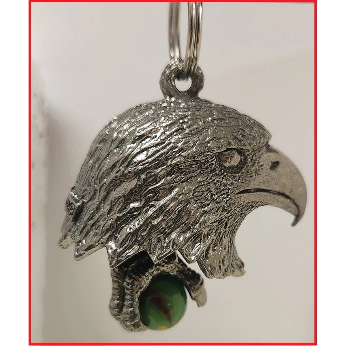 Bikers Gear Australia Large Eagle Green Motorcycle Guardian Bell