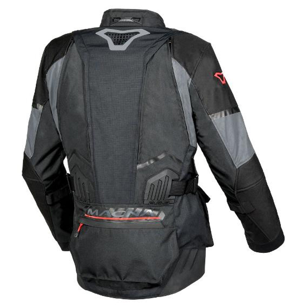 MACNA Mens Motorcycle Jacket Domane Black