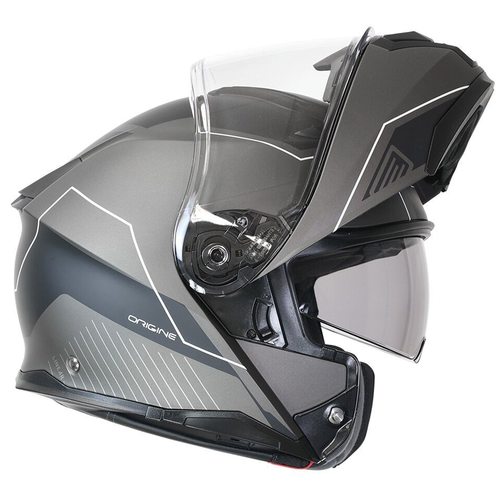 Origine Logic Modular Flip Motorcycle Helmet Matt Titanium