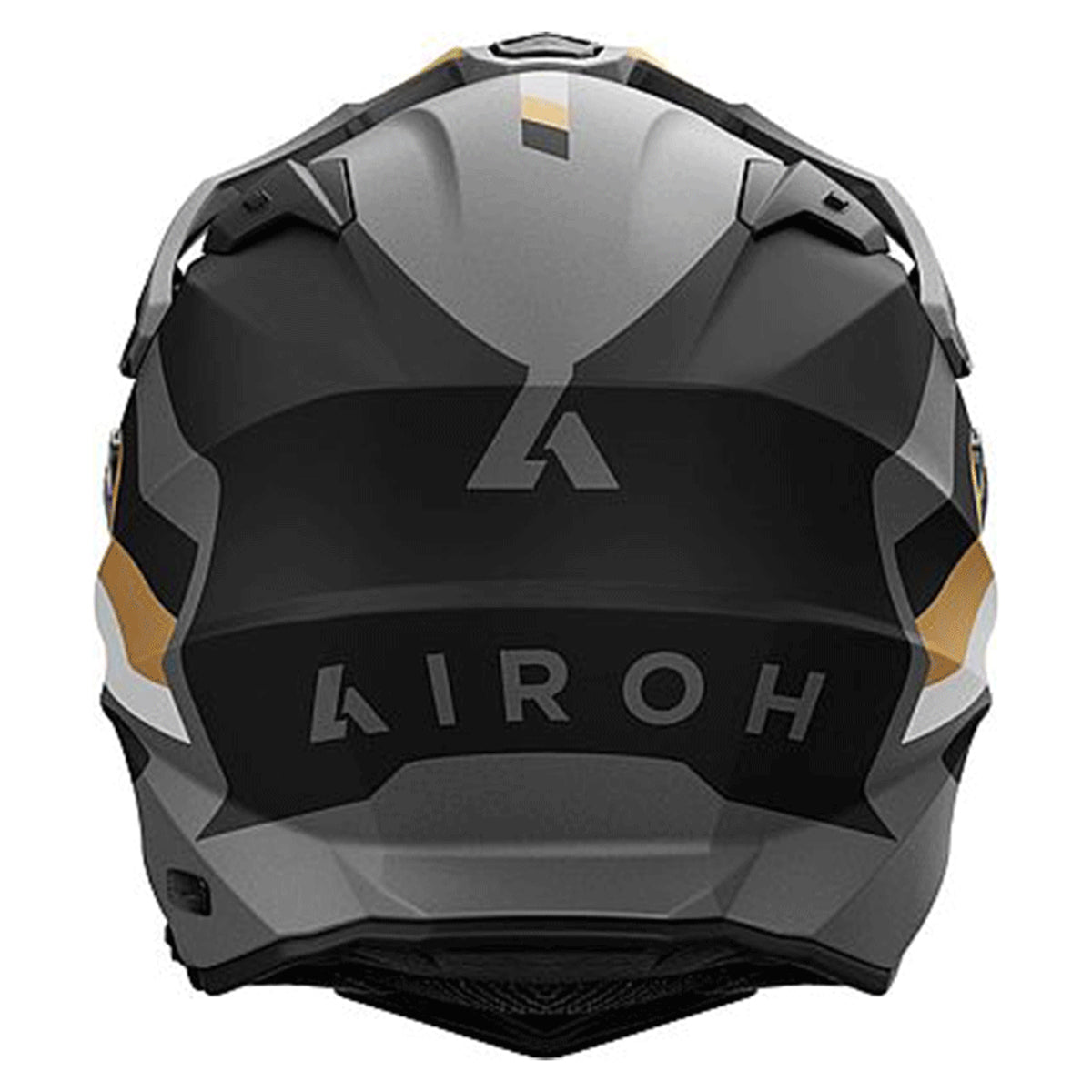 Airoh Adventure Motorcycle Helmet Commander 2 Doom Gold Matt