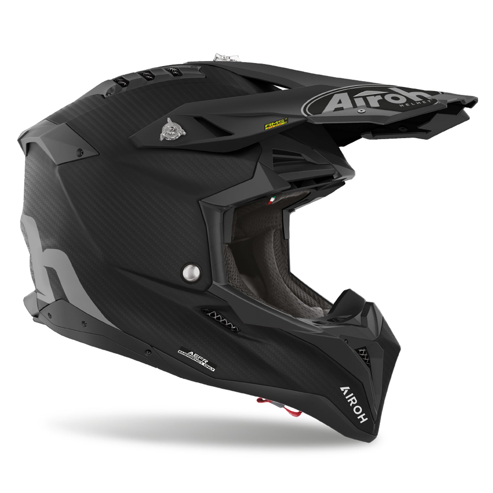 Airoh Off Road Motorbike Helmet Aviator 3 Full Carbon Matt