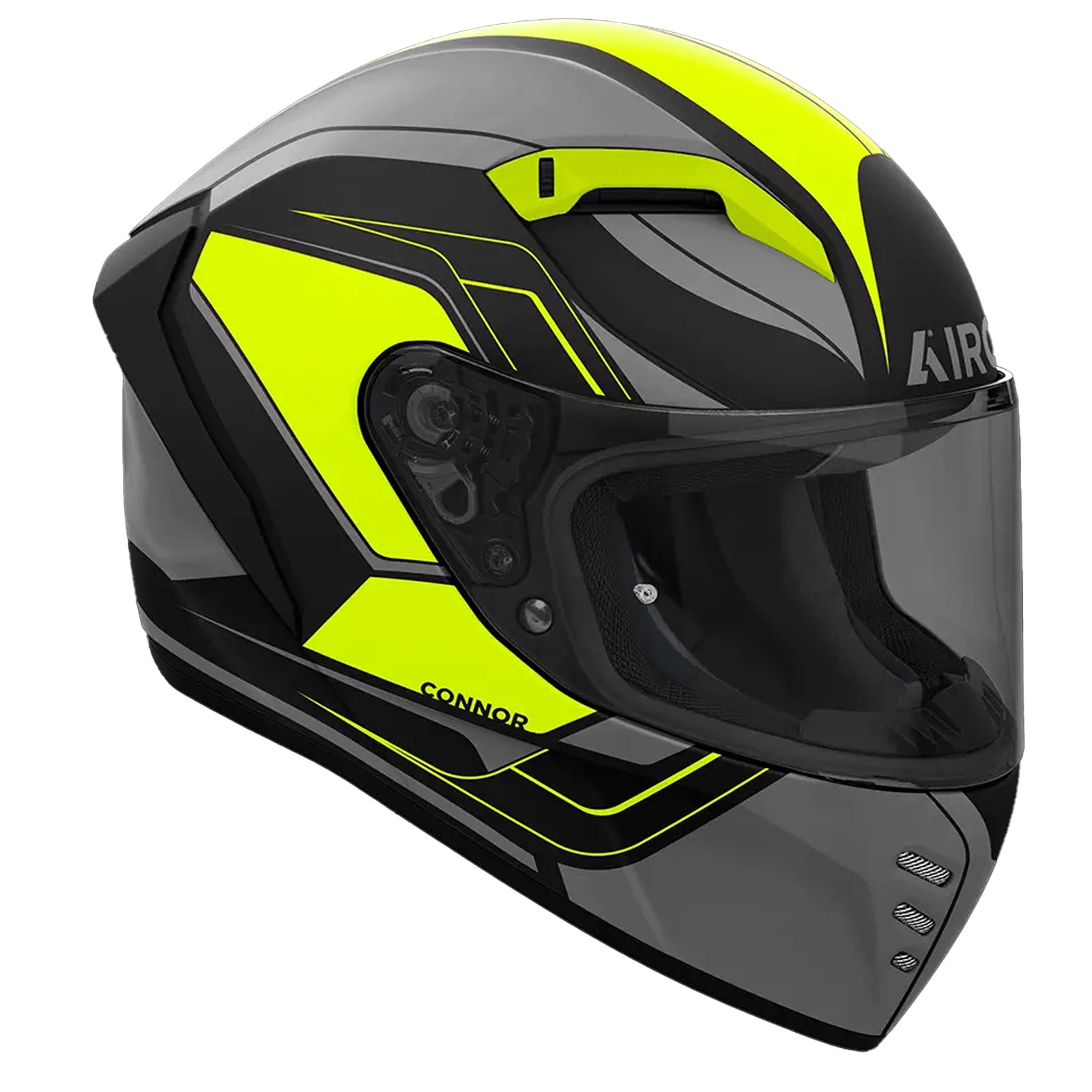 Airoh Road Motorcycle Helmet Connor Dunk Yellow Matt