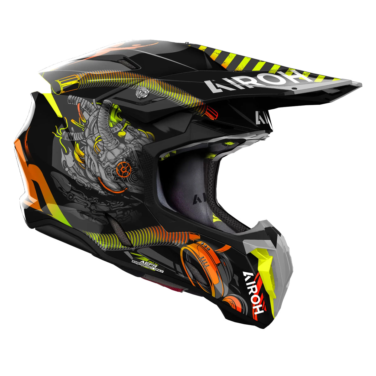Airoh Off Road Motorcycle Helmet Twist 3.0 Toxic Gloss