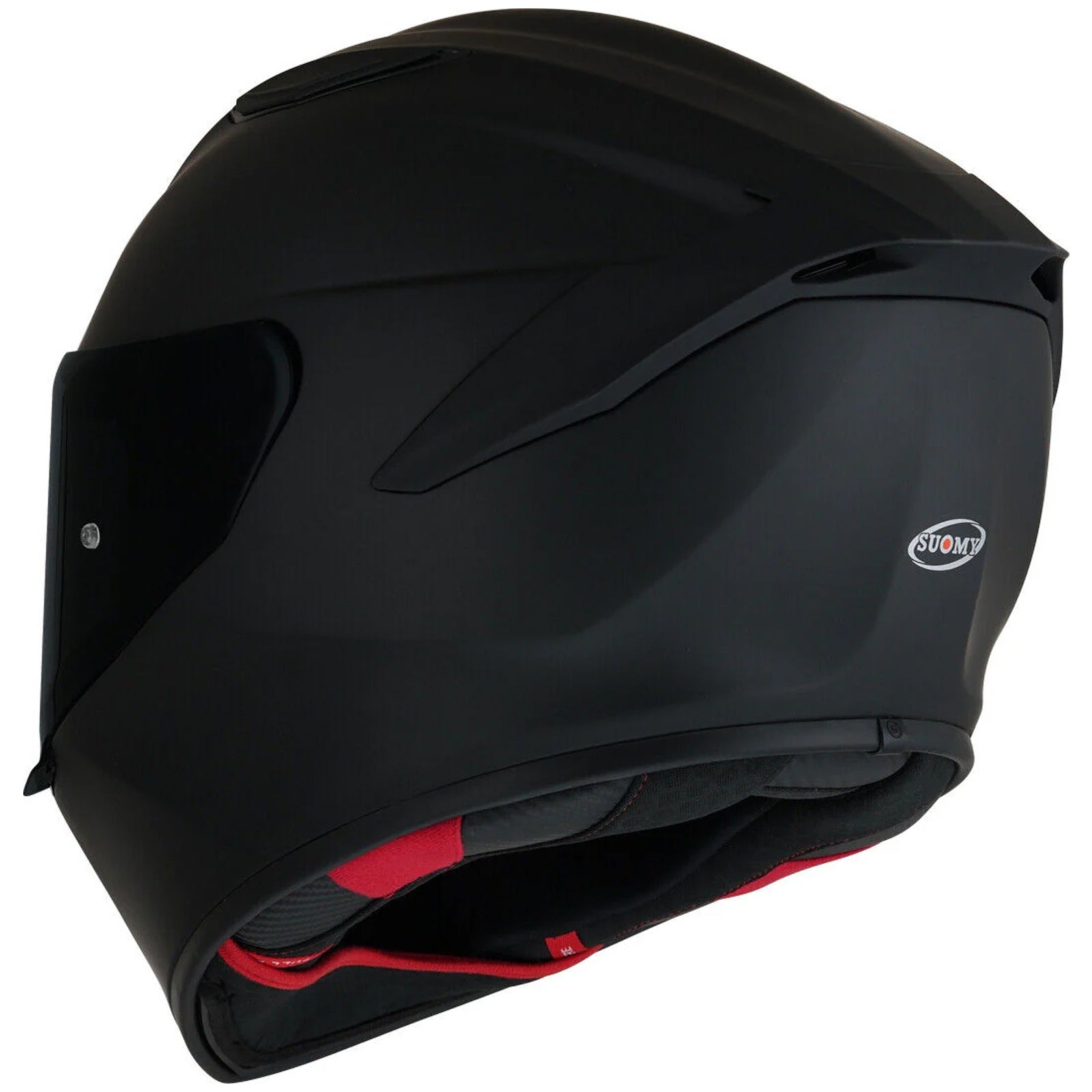 Suomy Track 1 Carbon Composite Motorcycle Helmet Matt Black