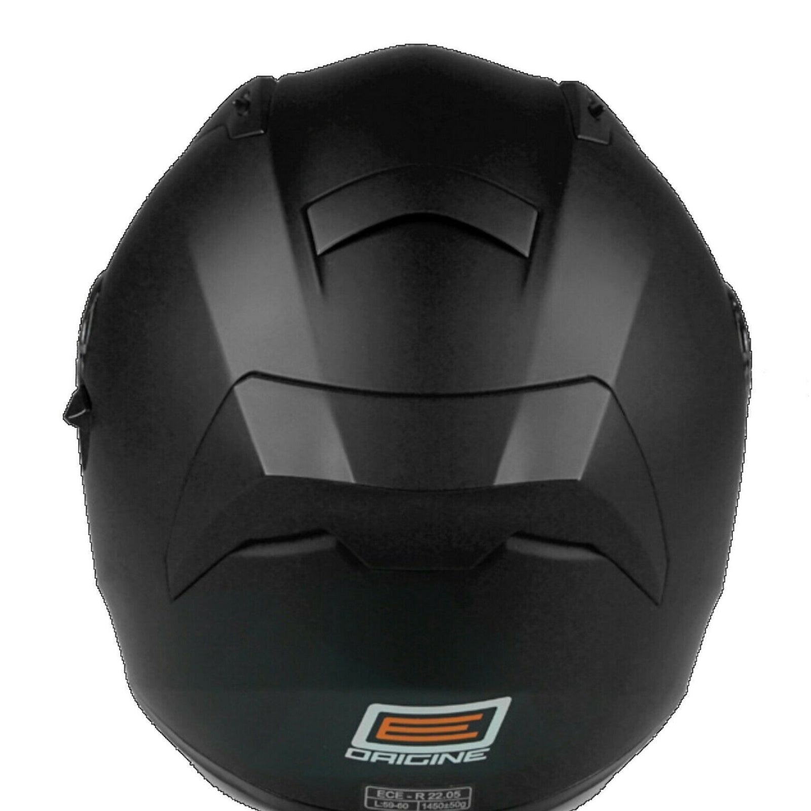 Origine Motorcycle Full Face Strada Helmet Matt Black