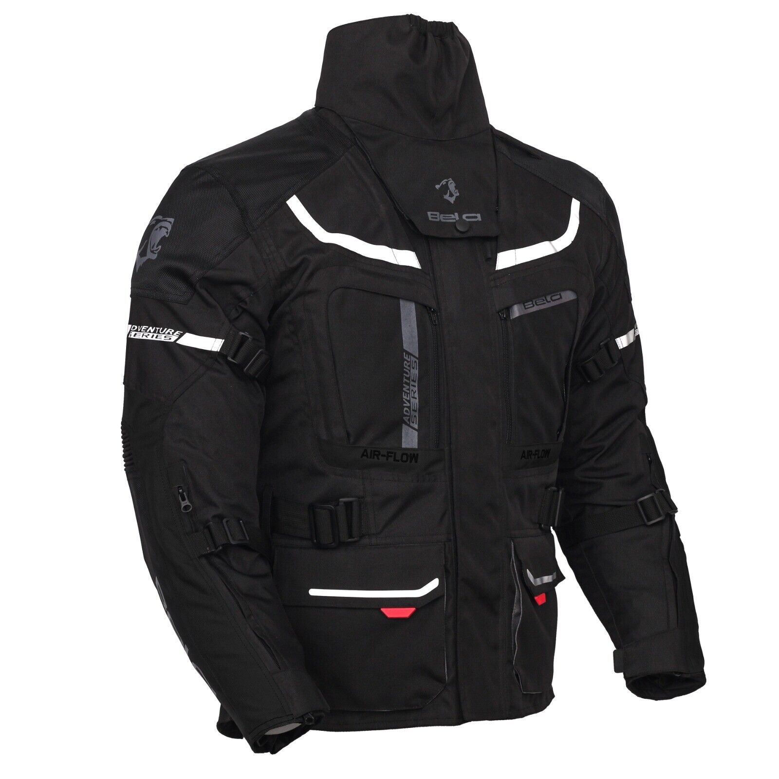 Bela Adventure Touring Motorcycle Motorbike Men Textile Racing Jacket Ce Armored