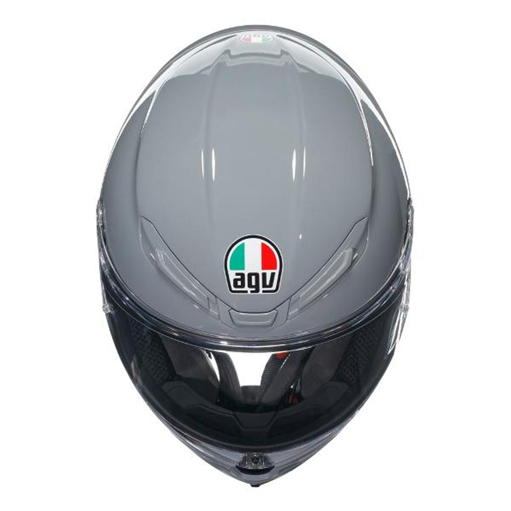 AGV Mens Motorcycle Safe road helmet K6 S Nardo Grey