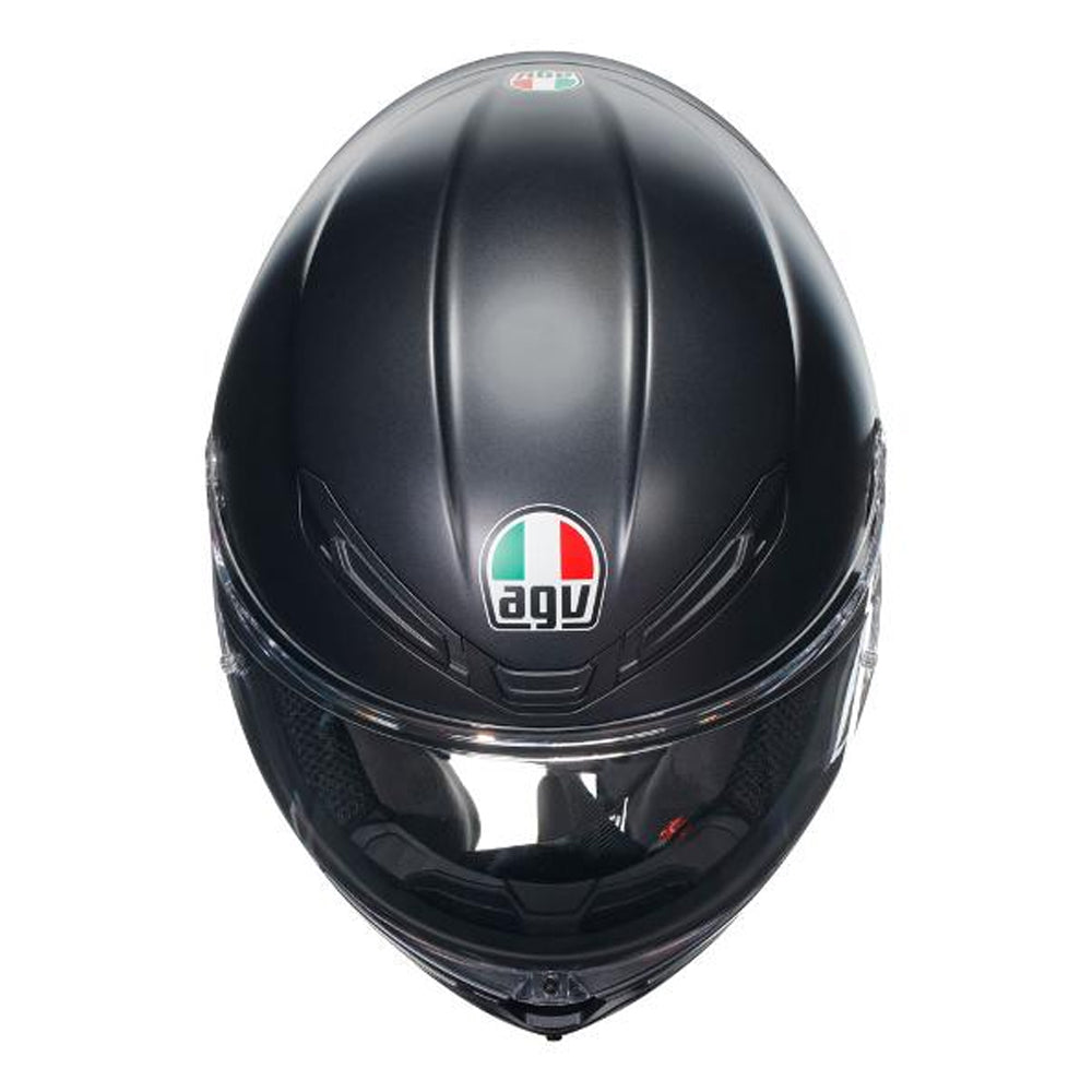 AGV Mens Motorcycle Safe Road Helmet K6 S Matt Black