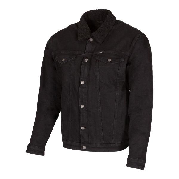 MERLIN Mens Motorcycle Textile Jacket Sherpa D3O Black