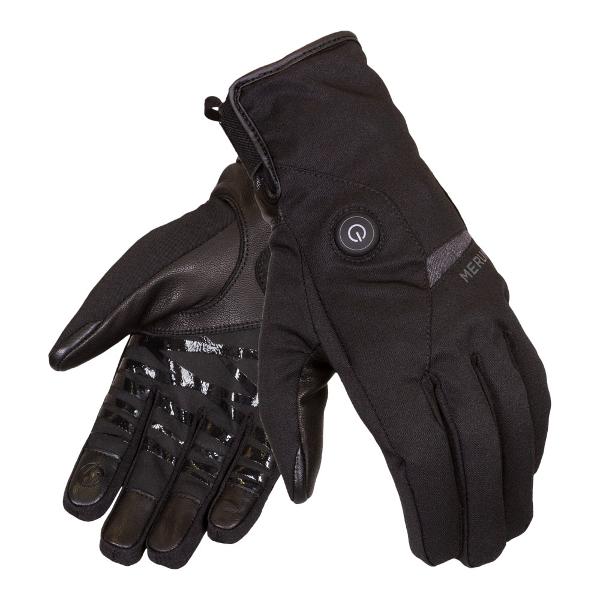 MERLIN Mens Motorcycle Gloves Finchley Heated Black