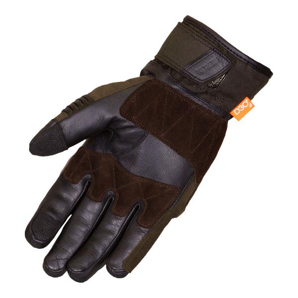 MERLIN Mens Motorcycle Gloves Ranton II D3O Waterproof Olive