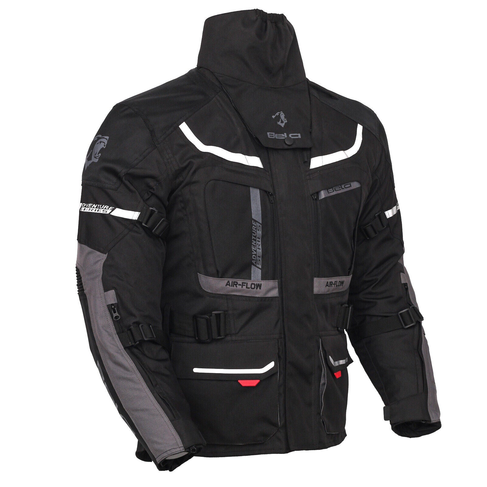 Bela Adventure Touring Motorcycle Motorbike Men Textile Racing Jacket Ce Armored