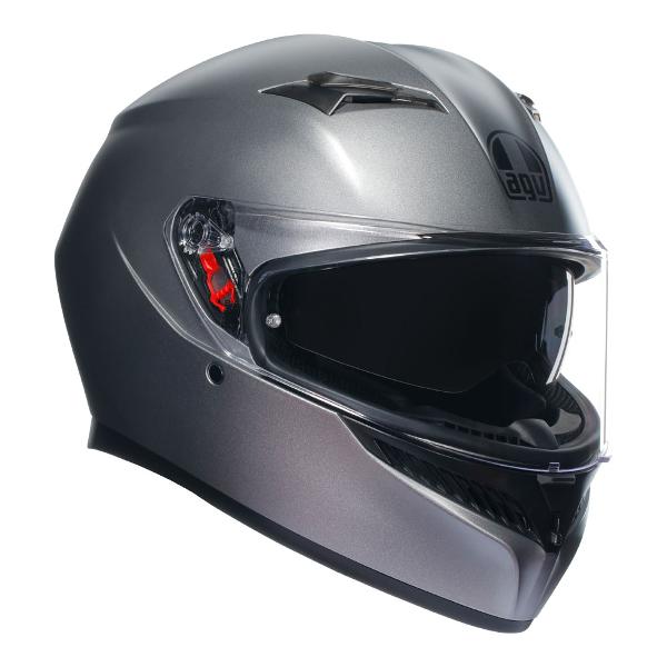 AGV Mens Motorcycle Full Face Road Helmet K3 Matt Rodio Grey