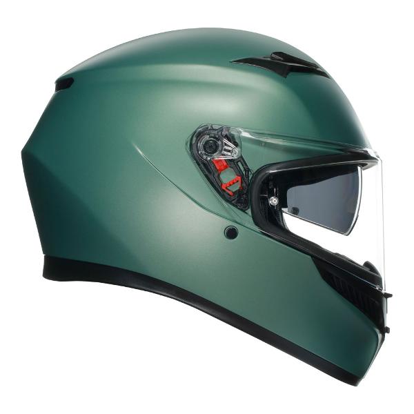 AGV Mens Motorcycle Full Face Road Helmet  K3 Matt Salvia Green