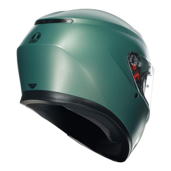 AGV Mens Motorcycle Full Face Road Helmet  K3 Matt Salvia Green