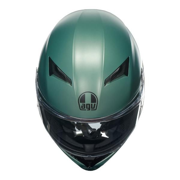 AGV Mens Motorcycle Full Face Road Helmet  K3 Matt Salvia Green