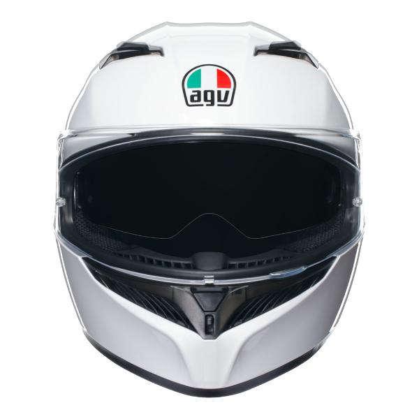 AGV Mens Motorcycle Full Face K3 Seta White