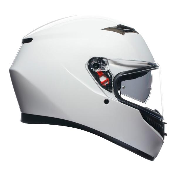 AGV Mens Motorcycle Full Face K3 Seta White