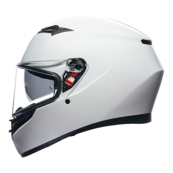 AGV Mens Motorcycle Full Face K3 Seta White