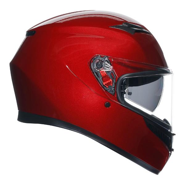 AGV Mens Motorcycle Full Face Road Helmet K3 Competizion Red