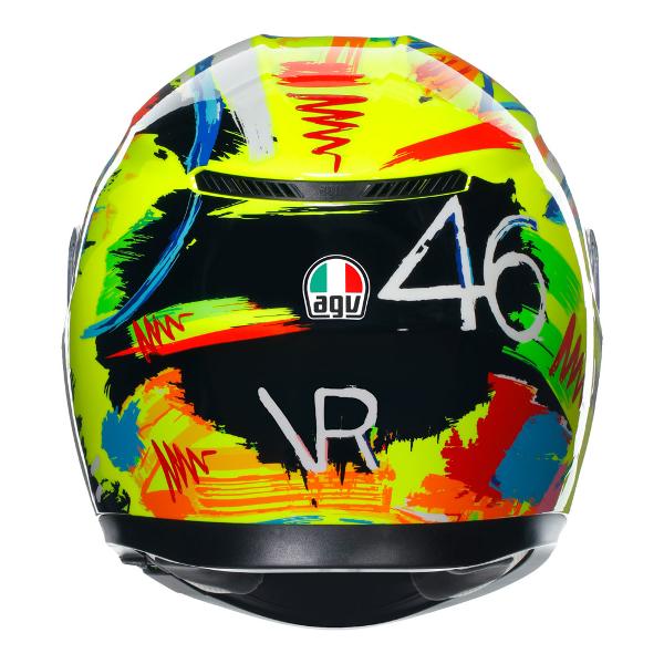 AGV Mens Motorcycle Full Face Road Helmet K3 Rossi Winter Test 2019