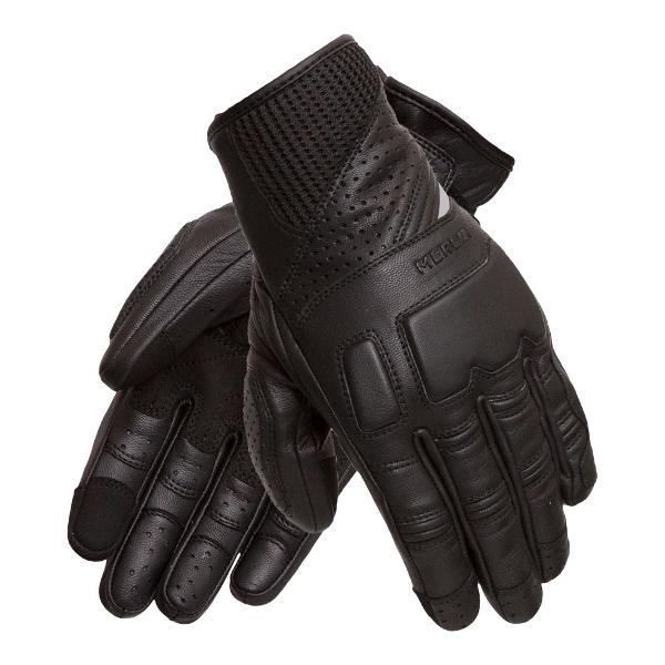 MERLIN Mens Motorcycle Gloves Salado Explorer Black