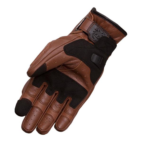 MERLIN Mens Motorcycle Gloves Salado Explorer Brown