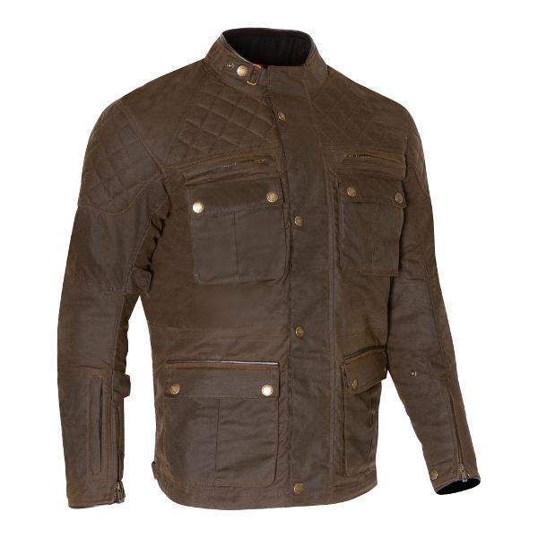 MERLIN Mens Motorcycle Jacket Edale II Cotec Olive