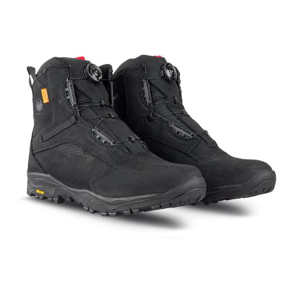 MERLIN Mens Motorcycle Boots Sierra Waterproof D3O Black