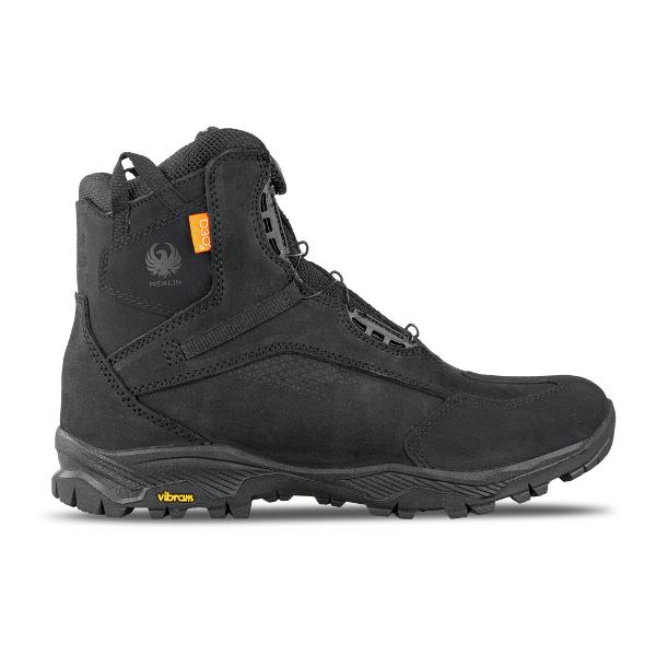 MERLIN Mens Motorcycle Boots Sierra Waterproof D3O Black