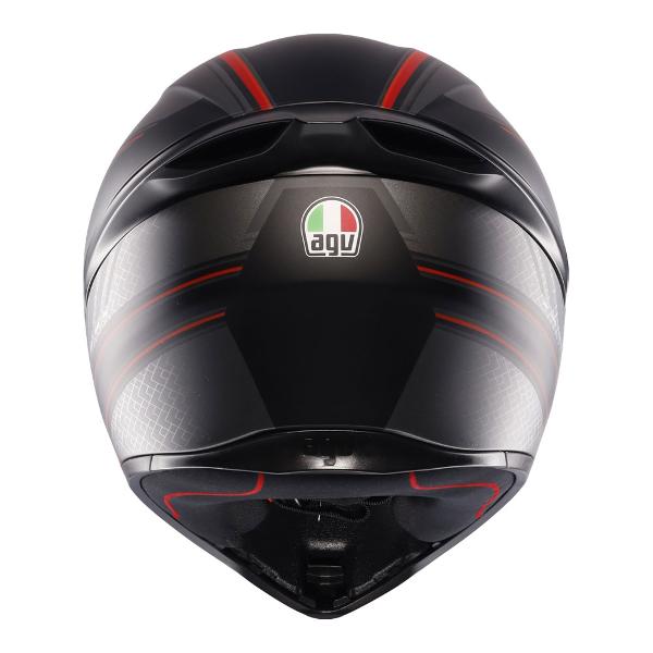 AGV Mens Motorcycle Road Helmet K1 S Sling Matt Black/Red