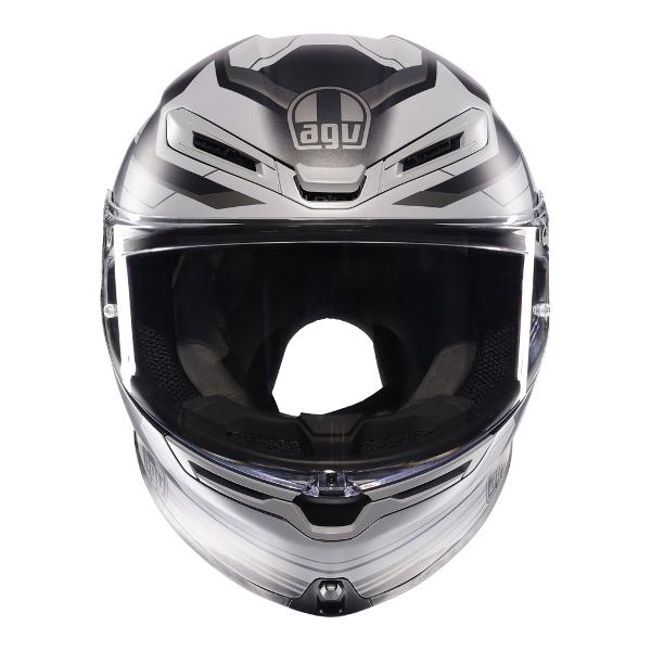 AGV Mens Motorcycle Safe road helmet K6 S Ultrasonic Matt Black/Grey