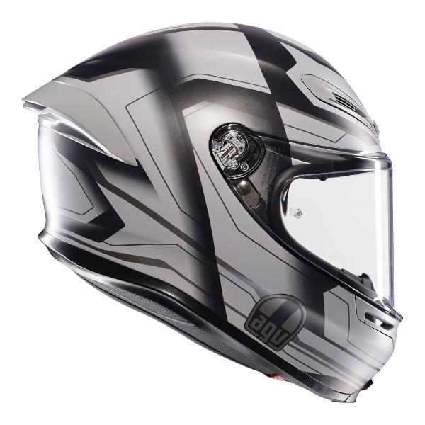 AGV Mens Motorcycle Safe road helmet K6 S Ultrasonic Matt Black/Grey