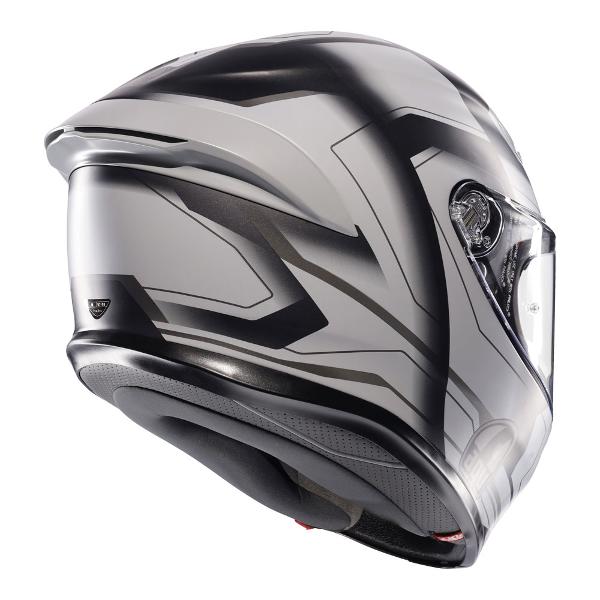 AGV Mens Motorcycle Safe road helmet K6 S Ultrasonic Matt Black/Grey