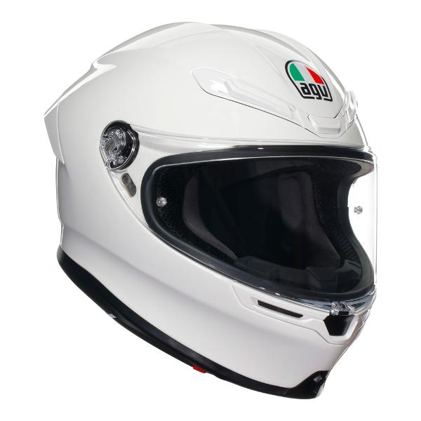 AGV Mens Motorcycle Safe road helmet K6 S White