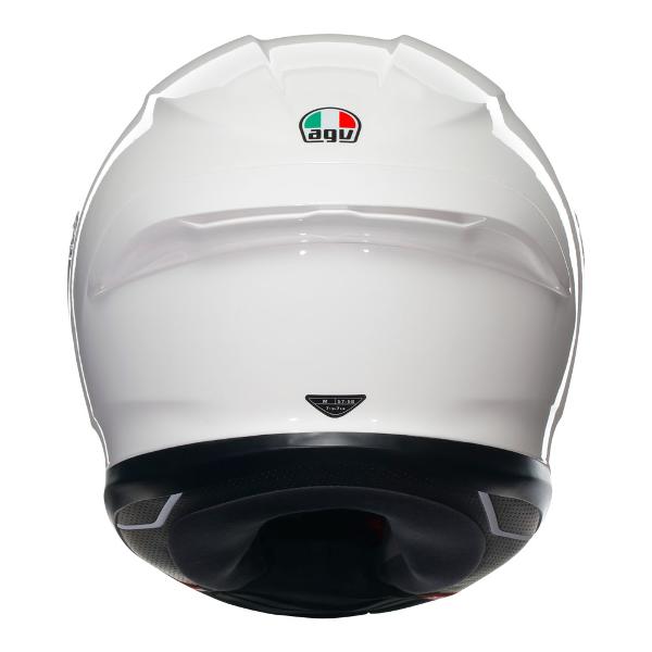 AGV Mens Motorcycle Safe road helmet K6 S White